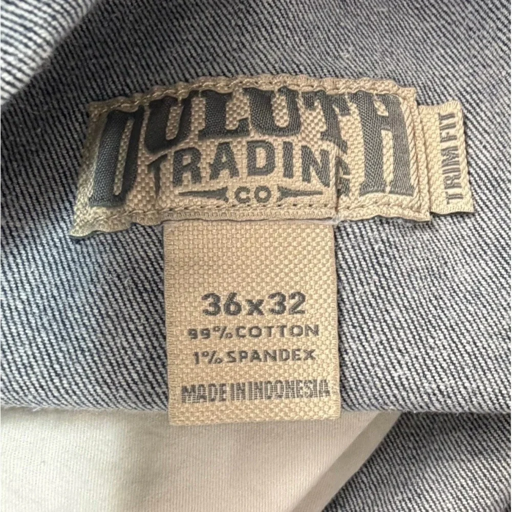 Duluth Trading Men's Flex Weekender‎ Jeans Sz 36x32 Medium Wash Denim